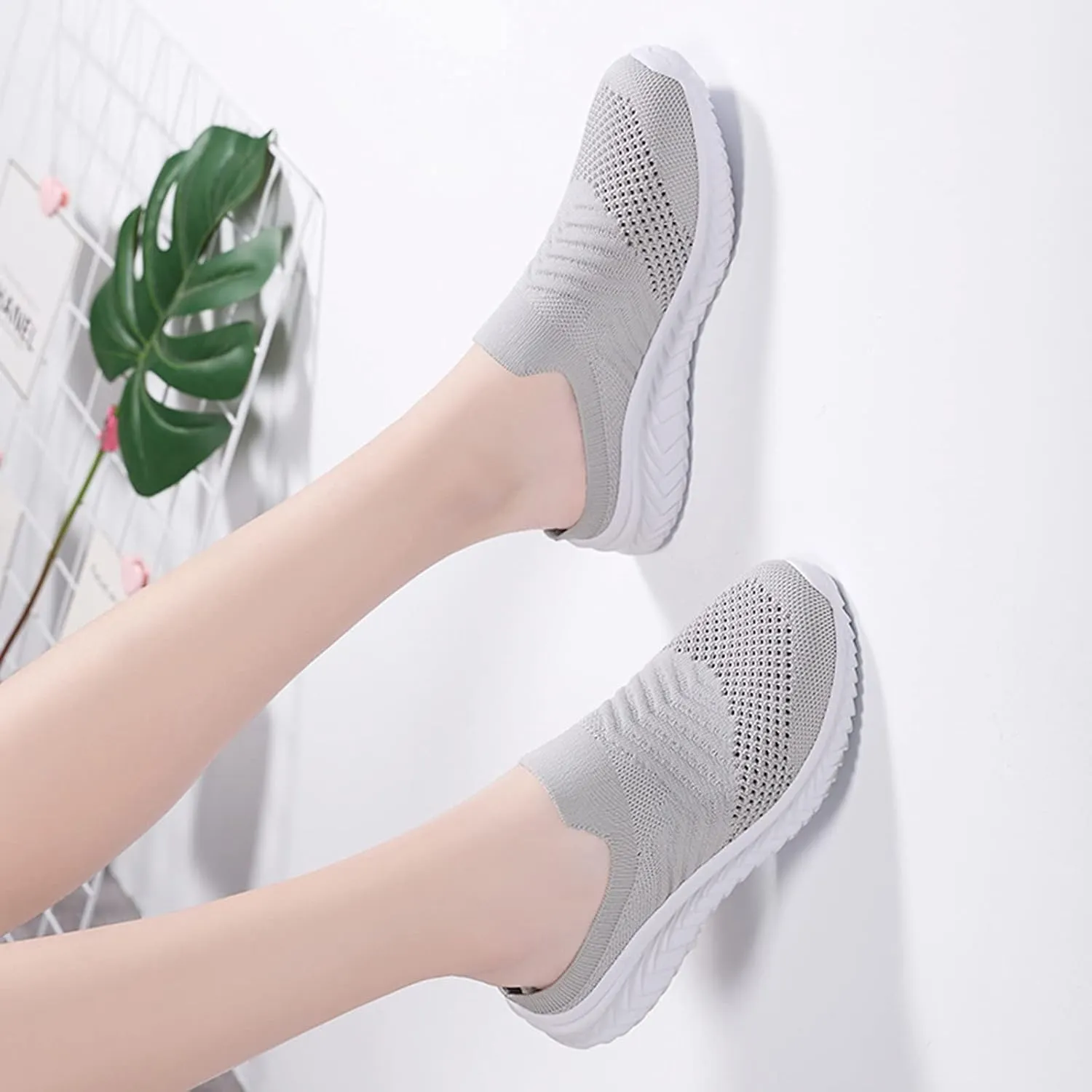Womens Summer Breathable Mesh Slippers Tennis Shoes Men Wide Width Men Casual Dress Shoes Chunky Sneakers Black Tennis Shoe Loafers Casual Slip On