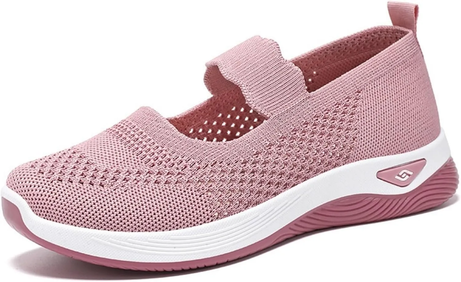 Womens Walking Shoes Lightweight Breathable Mesh Air Cushion Sneakers Casual Non-Slip Nurse Work Shoes Arch Support Comfortable