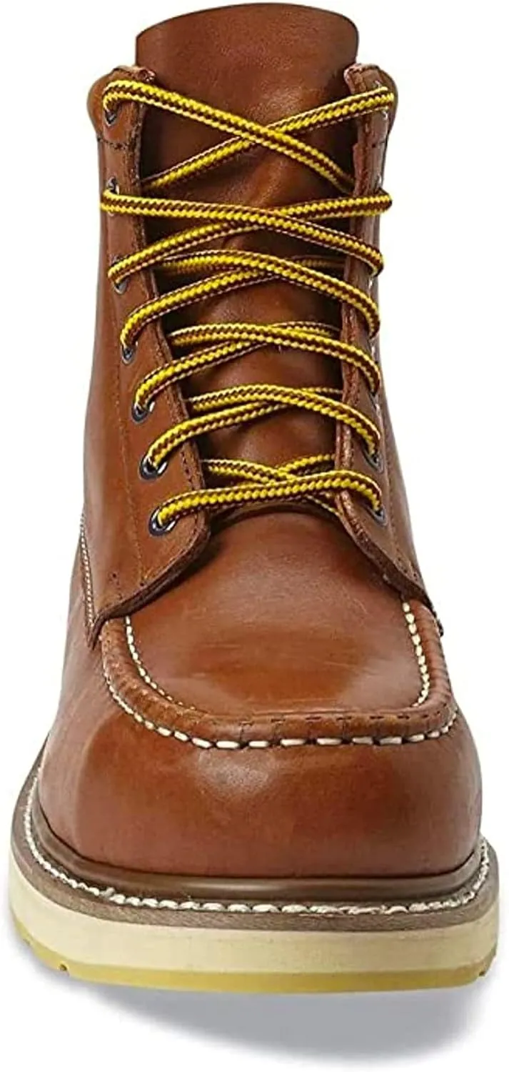 Work Boots for Men, 6" & 8" SureTrack Soft Toe Slip Resistant Moc Toe Mens Work Boots 84994/86994