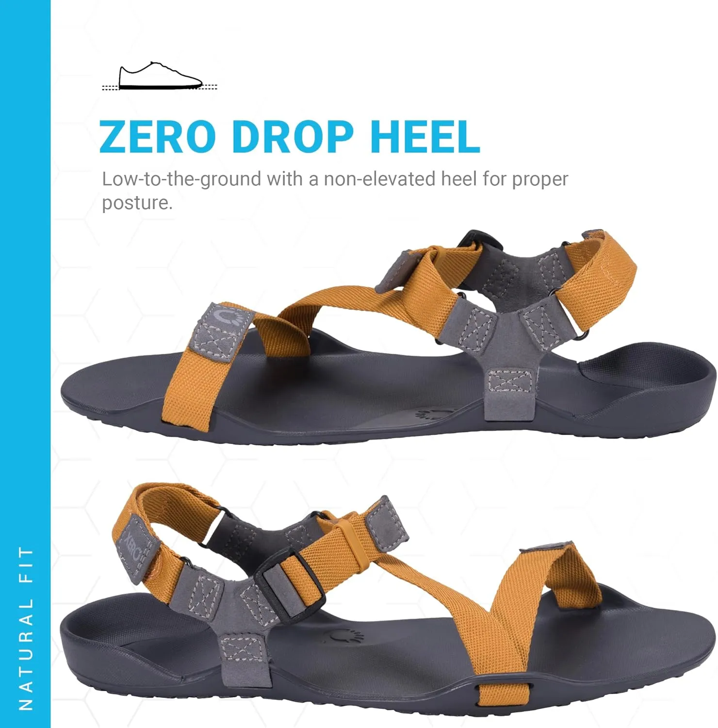 Xero Shoes Men's Z-Trek Barefoot Hiking Sandals