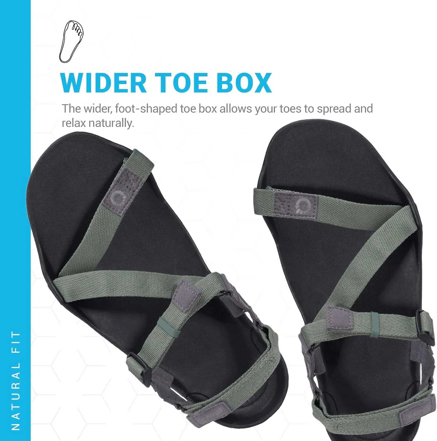 Xero Shoes Men's Z-Trek Barefoot Hiking Sandals