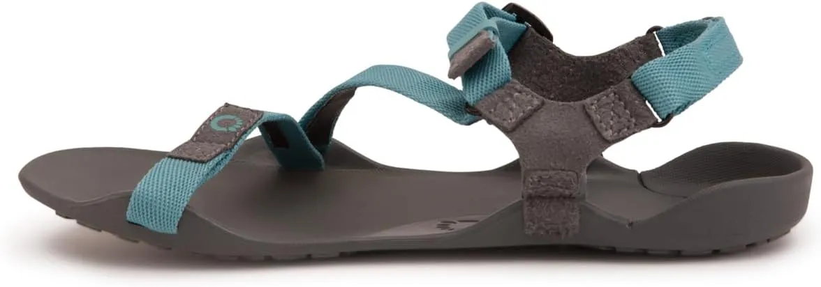 Xero Shoes Women's Z-Trek, Barefoot Hiking Sandals, Porcelain Blue, 7