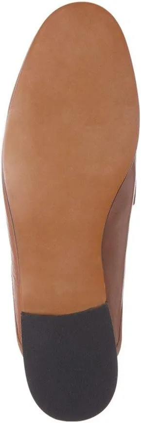 YDN Women's Low Heel Slide Clogs Closed Toe Mules Slip on Loafers Flats Shoes with Fringes