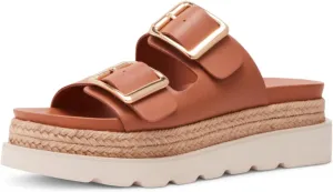Yishaweiqi Espadrilles Platform Sandals for Women Comfortable Raffia Flatform Sandals Adjustable Buckle Straps Woven Straw Crochet Flat Slide Sandals Summer Beach Shoes