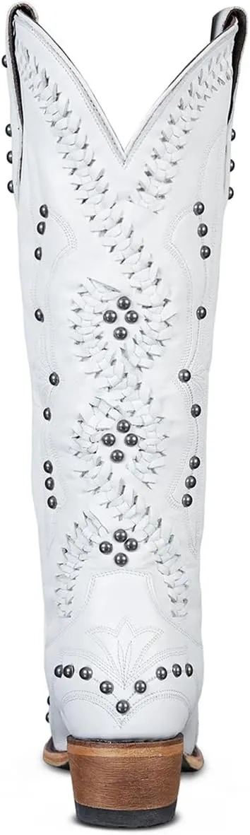 Yolkomo Cowboy Boots for Women Knee High Western Cowgirl Boots