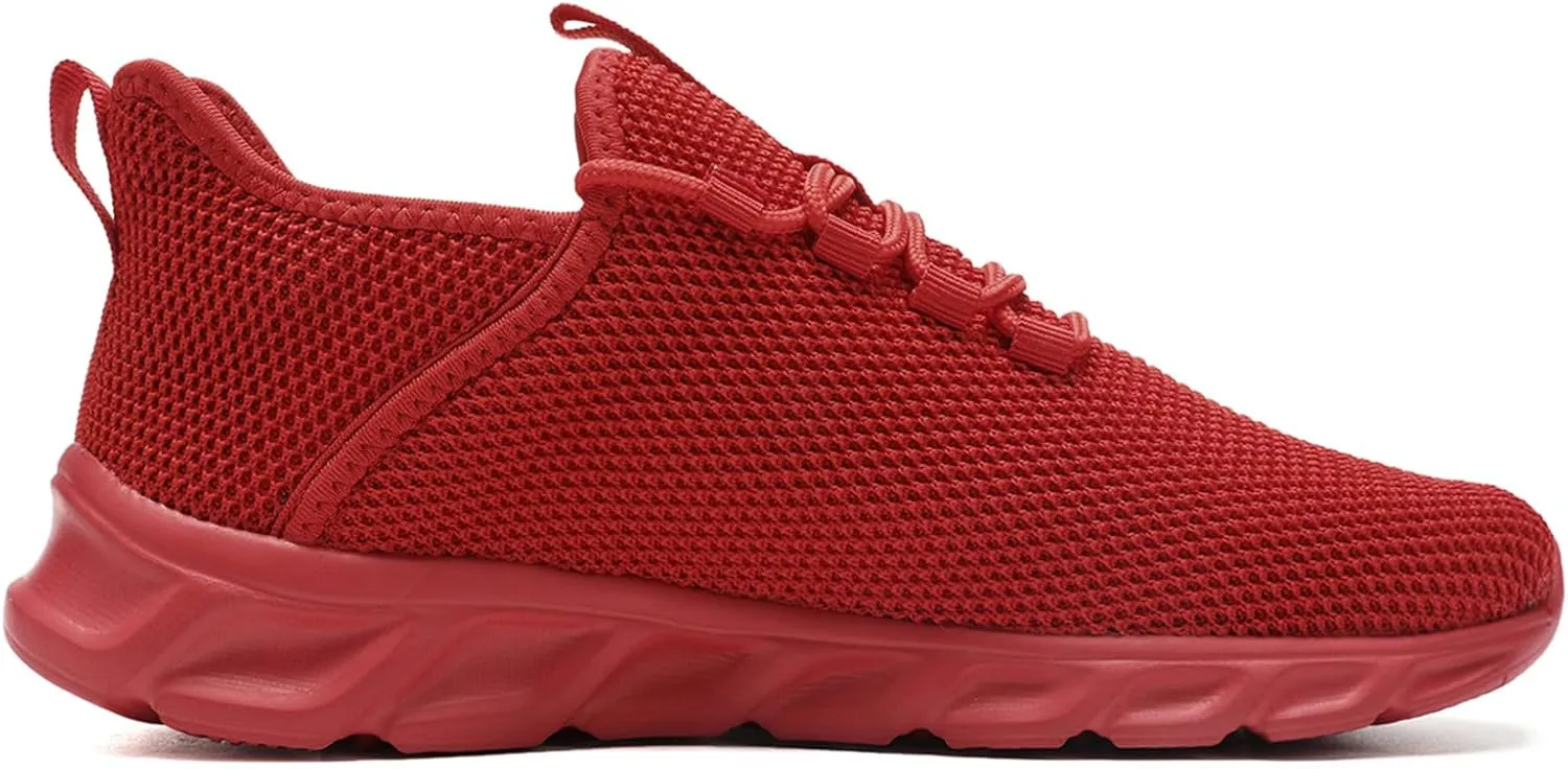 ZGPWZWL Mens Running Shoes Fashion Sneakers for Walking Tennis Gym Shoes Slip On Lightweight and Comfortable