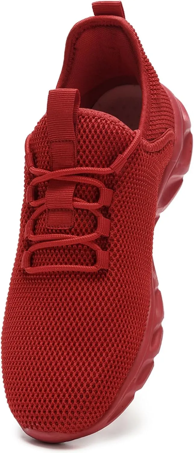 ZGPWZWL Mens Running Shoes Fashion Sneakers for Walking Tennis Gym Shoes Slip On Lightweight and Comfortable