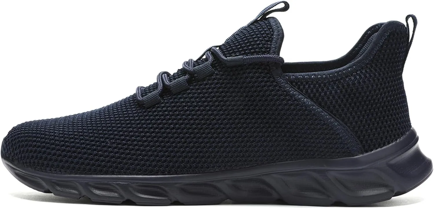 ZGPWZWL Mens Running Shoes Fashion Sneakers for Walking Tennis Gym Shoes Slip On Lightweight and Comfortable